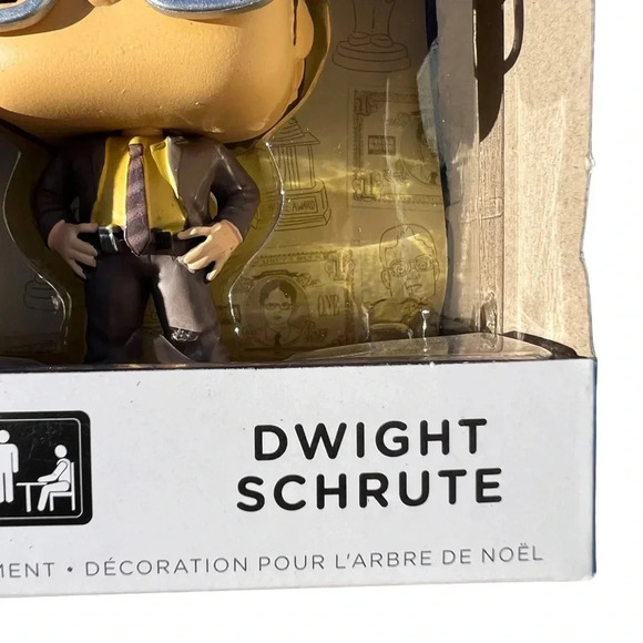 NEW Hallmark THE OFFICE - Dwight Schrute  - FUNKO POP! Fun Christmas Ornament - Picture 5 of 10
